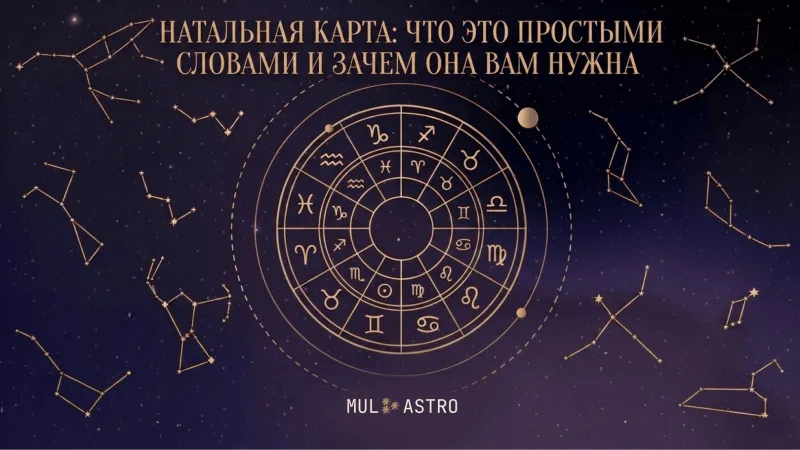 Натальная карта: что это простыми словами и из чего она состоит